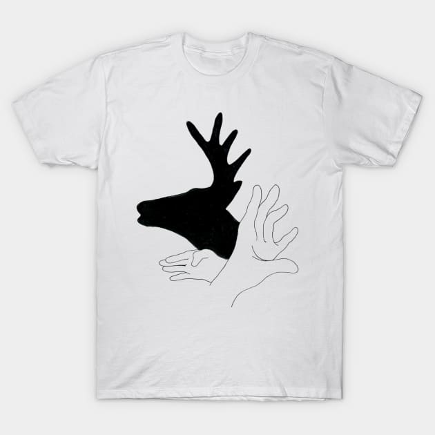 Oh Deer Shadow T-Shirt by NorthOfLongIsland